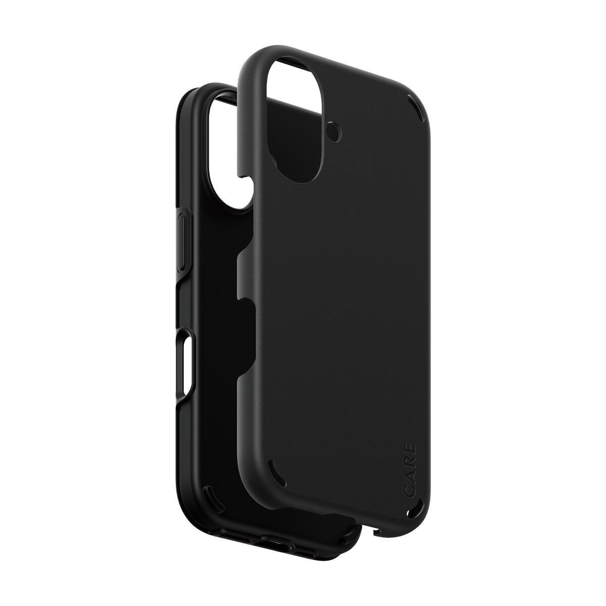 CARE by PanzerGlass® Feature Case Double Defense Schwarz für iPhone 16 CARE by PanzerGlass® Feature Case Double Defense Schwarz für iPhone 16